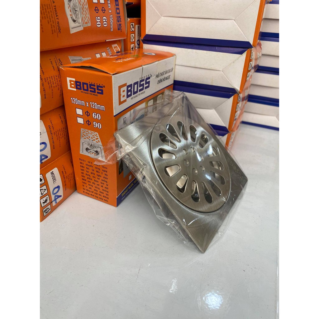 PHỂU THOÁT SÀN, HỐ GA LỌC RÁC INOX 304 MỜ - HÀNG CHÍNH HÃNG
