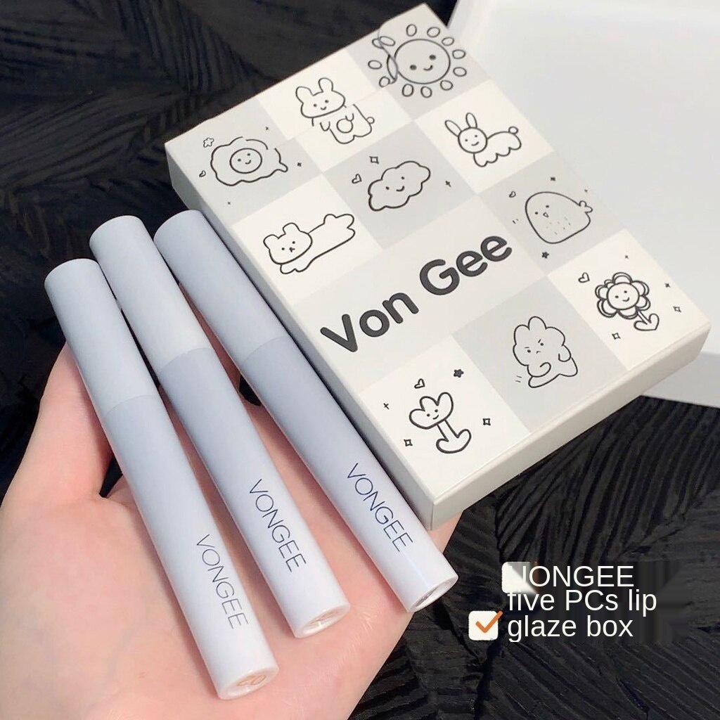 Set 5 thỏi son lì lâu trôi Von Gee
 | BigBuy360 - bigbuy360.vn
