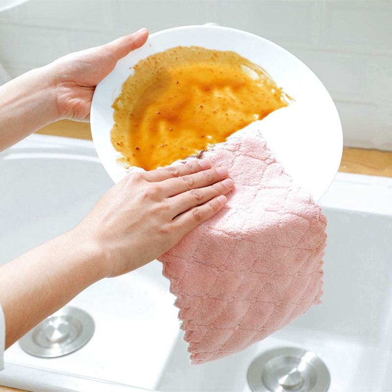 Set 1/3 Khăn Lau Chén Dĩa Đa Năng