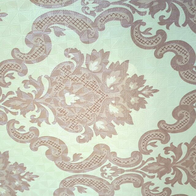 Giấy dán tường châu âu hoa văn hồng khổ 60cm