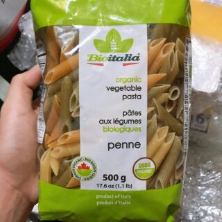 NUI ỐNG RAU CỦ HỮU CƠ BIOITIALIA gói chia lẻ 100g