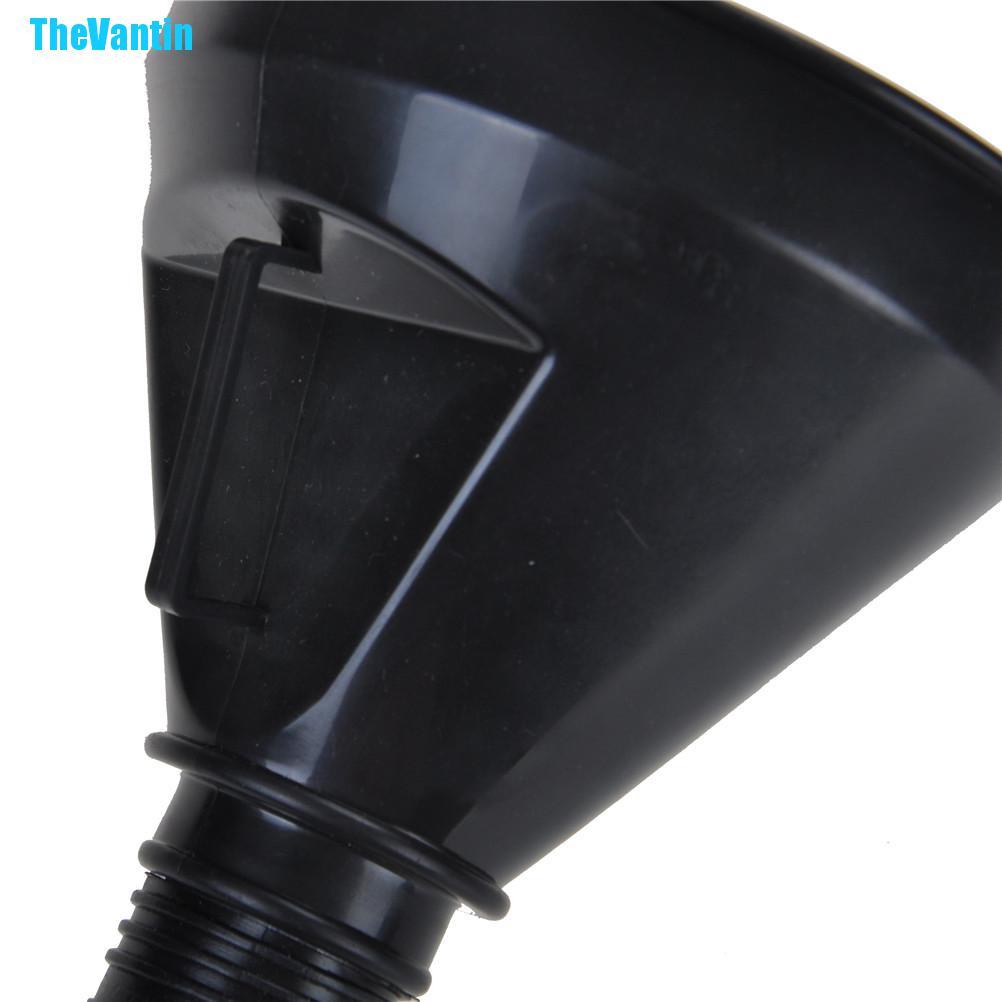 Phễu rót nhiên liệu màu đen linh hoạt tiện dụng cho xe hơi