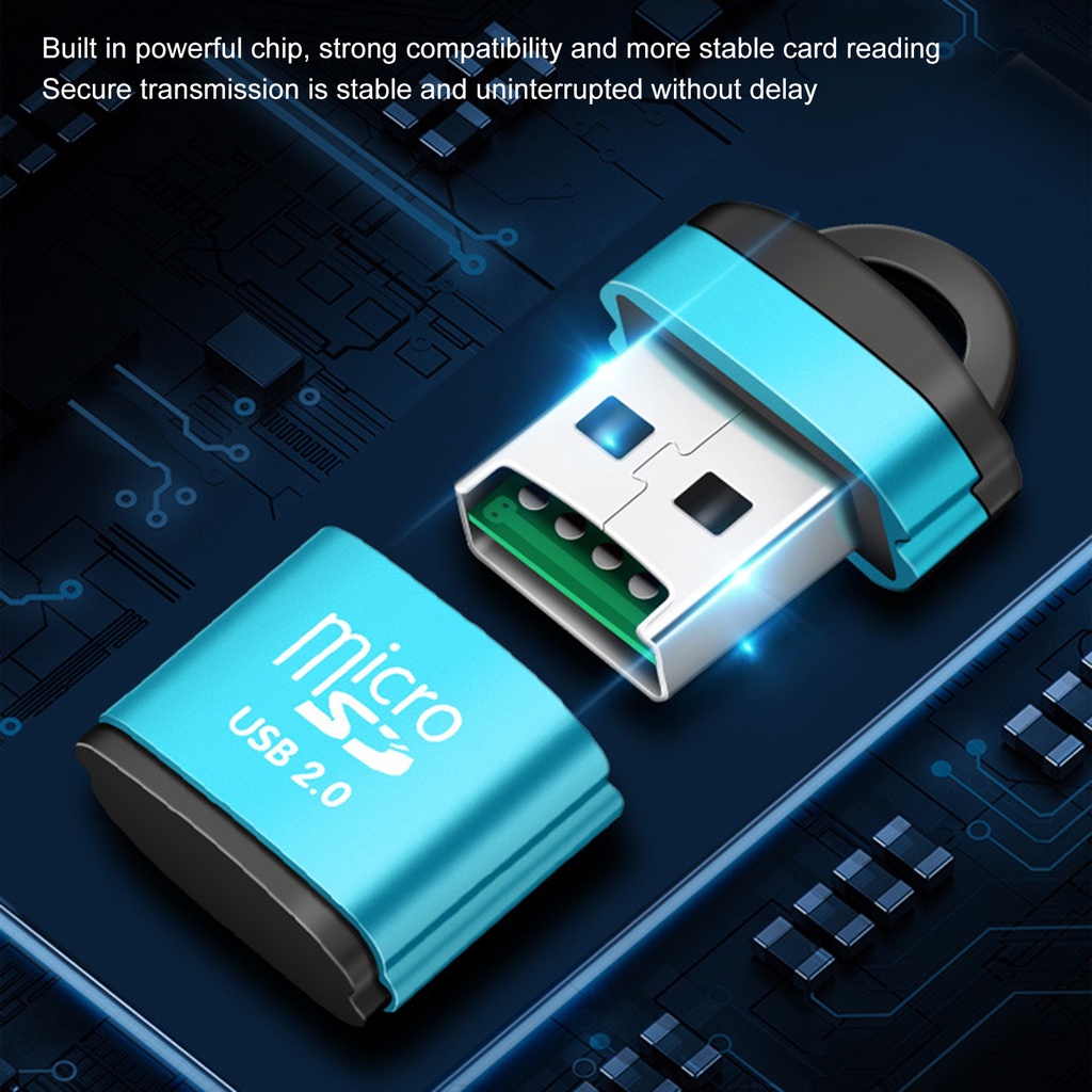 Đầu Đọc Thẻ Nhớ TF USB TF Bằng Hợp Kim Nhôm Tốc Độ Cao BMM1