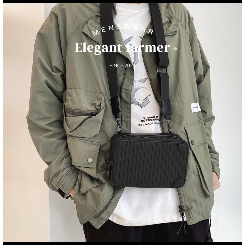 Túi đeo chéo thời trang phong cách Hàn Quốc nam & nữ EF