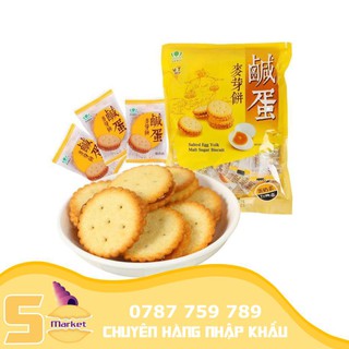 Bánh quy trứng muối đài loan Salted Egg Yolk Malt Sugar Biscut 500g