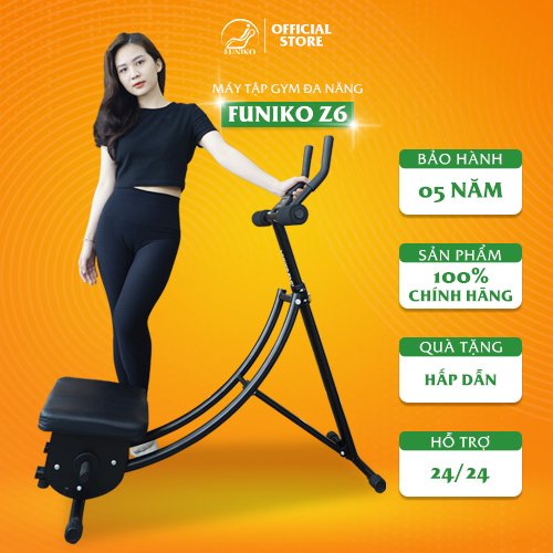Máy tập gym đa năng,Thiết bị tập gym tại nhà Funiko Z6 hỗ trợ giảm mỡ tăng cơ hiệu quả