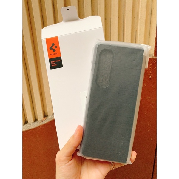 Chính hãng nguyên hộp- Ốp chống sốc Spigen cho Galaxy Z Fold3/ Z Fold 3 5G Tough Armor Slim design chính hãng