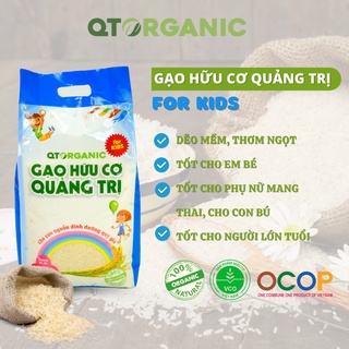 [QTOrganic] Gạo Hữu Cơ Quảng Trị For Kids 5kg - Hợp chất MA, MB Chống bệnh tiểu đường, béo phì, gút