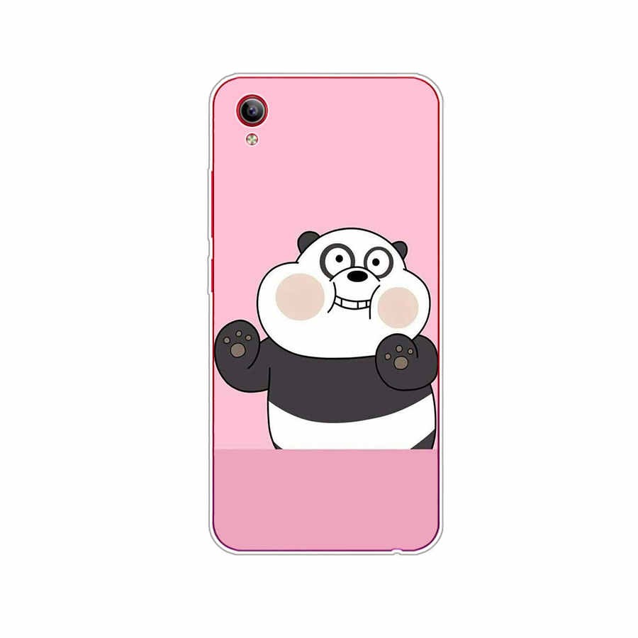 Ốp silicon Mềm In Hình Gấu We Bare Bears Cho Vivo Y53 / Y55 / Y91 / Y91C / S1 2019 / S1 Pro