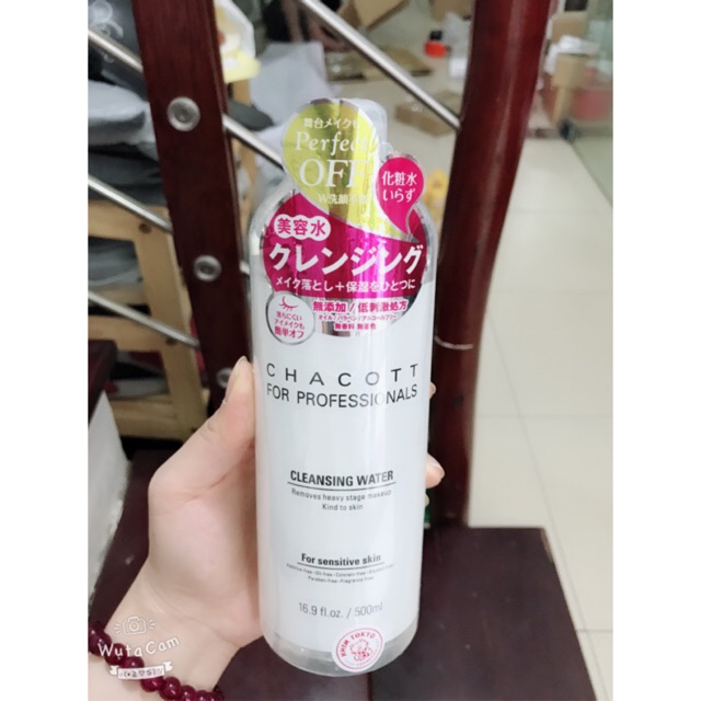 Nước tẩy trang chacott 