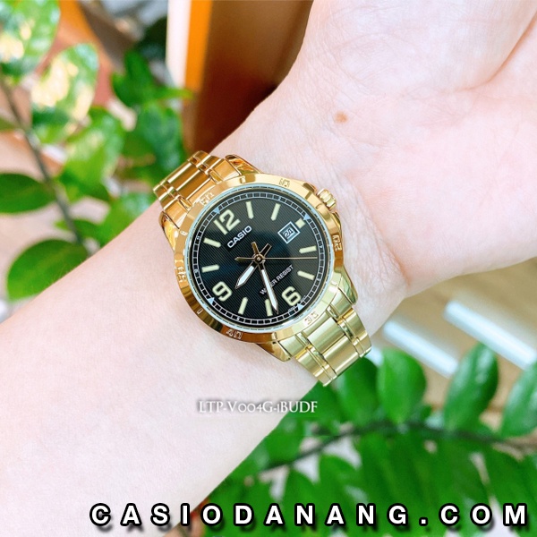 Đồng hồ nữ dây kim loại Casio chính hãng Anh Khuê LTP-V004G-1BUDF (30mm)