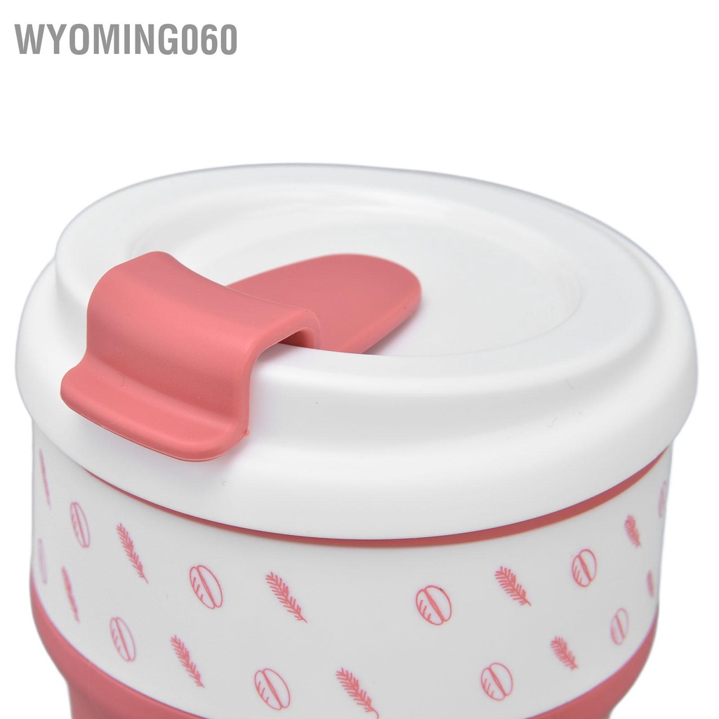[Hàng Sẵn] Silicone Collapsible Traval Cup gấp cà phê cốc di động có thể tái sử dụng với【Wyoming060】