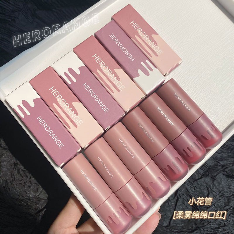 Son Môi Dưỡng Ẩm Lâu Trôi Chống Thấm Nước NO.202 Màu Nhung Mờ Tiện Lợi