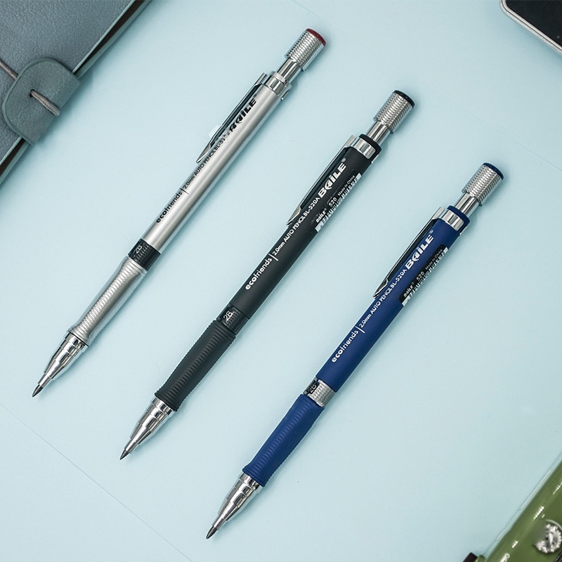 Bút Chì Bấm 2.0mm Màu Đen/Đen Thay Thế