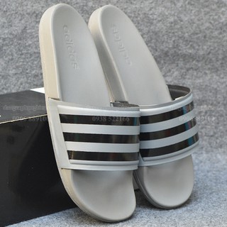 Adidas Cloudfoam Sample màu xám sọc đen