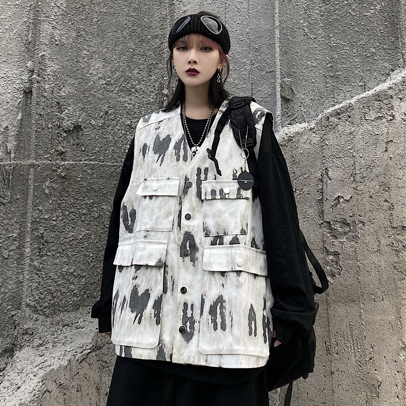 Áo vest nhiều túi hàn quốc | BigBuy360 - bigbuy360.vn