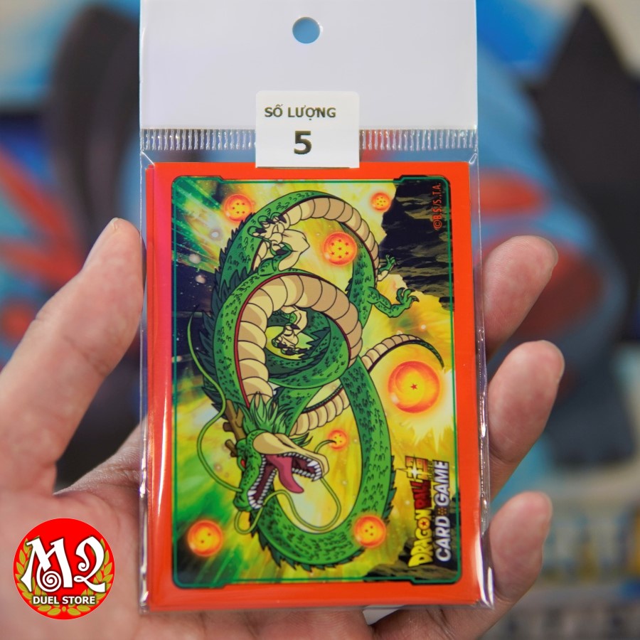 05 cái bọc bài lẻ Standard size Dragon Ball Super V3 Shenron - 66 x 91 mm - dùng bọc lớp thứ 2 cho thẻ bài của bạn