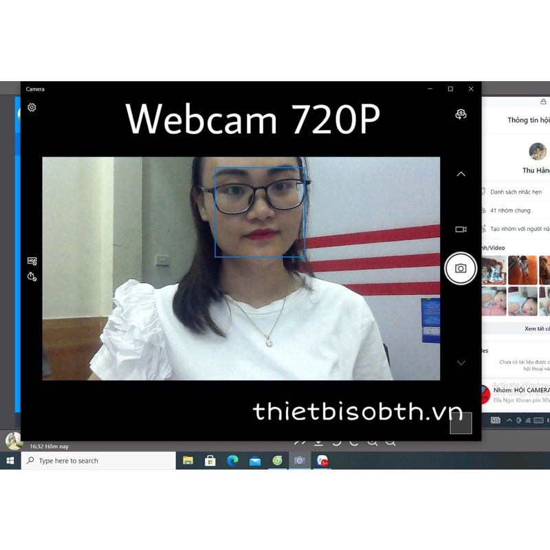 Webcam máy tính hình ảnh 720P, có micro Dùng học tập Online | WebRaoVat - webraovat.net.vn
