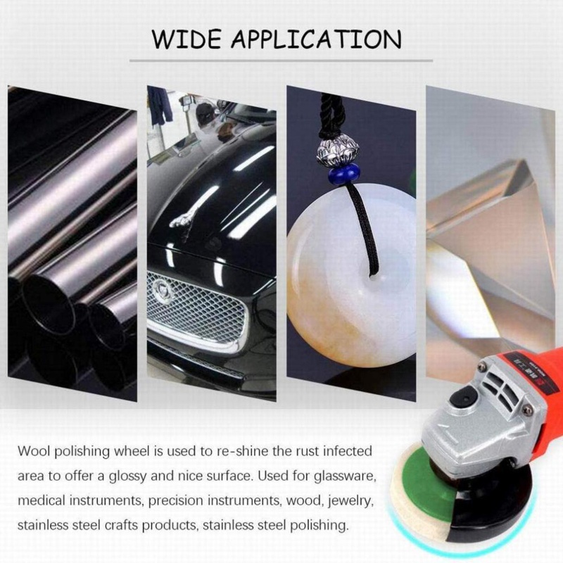 Set 10 Đĩa Chà Nhám 100mm 4 Inches Chất Lượng Cao