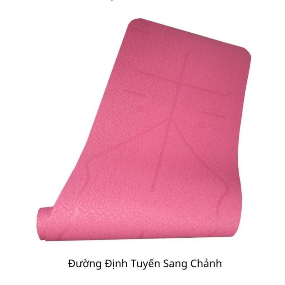 Thảm Tập Yoga Cao Cấp ECO PRO Định Tuyến,Chống Trượt TPE 6Mm, Hai Màu Đẹp,Bám Sàn T ốt, Tặng Túi Và Dây, ONEFFIT GKK