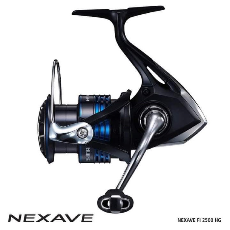 Máy câu Shimano Nexave đen xanh (2021)