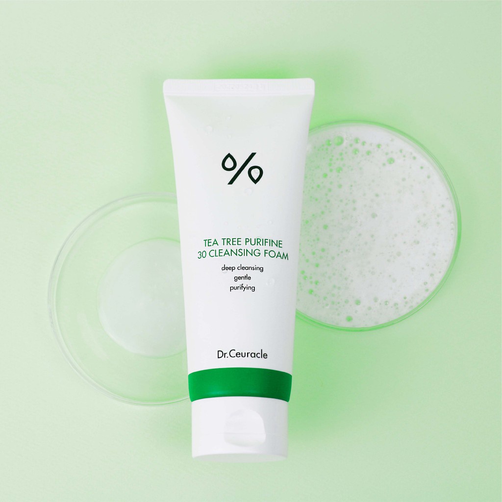 Sữa Rửa Mặt Tràm Trà Dr.Ceuracle Cho Da Dầu 150g | Tee Tree Perifine DrCeuracle giảm mụn se khít lỗ chân lông