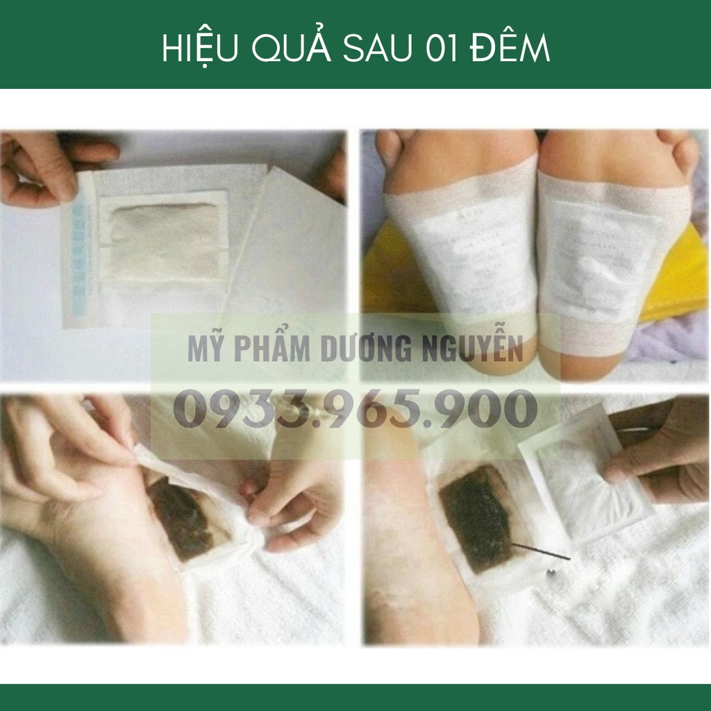 Miếng Dán Chân Thải Độc Nhật Bản Kinoki Detox Foot Patch 10 Miếng/Hộp