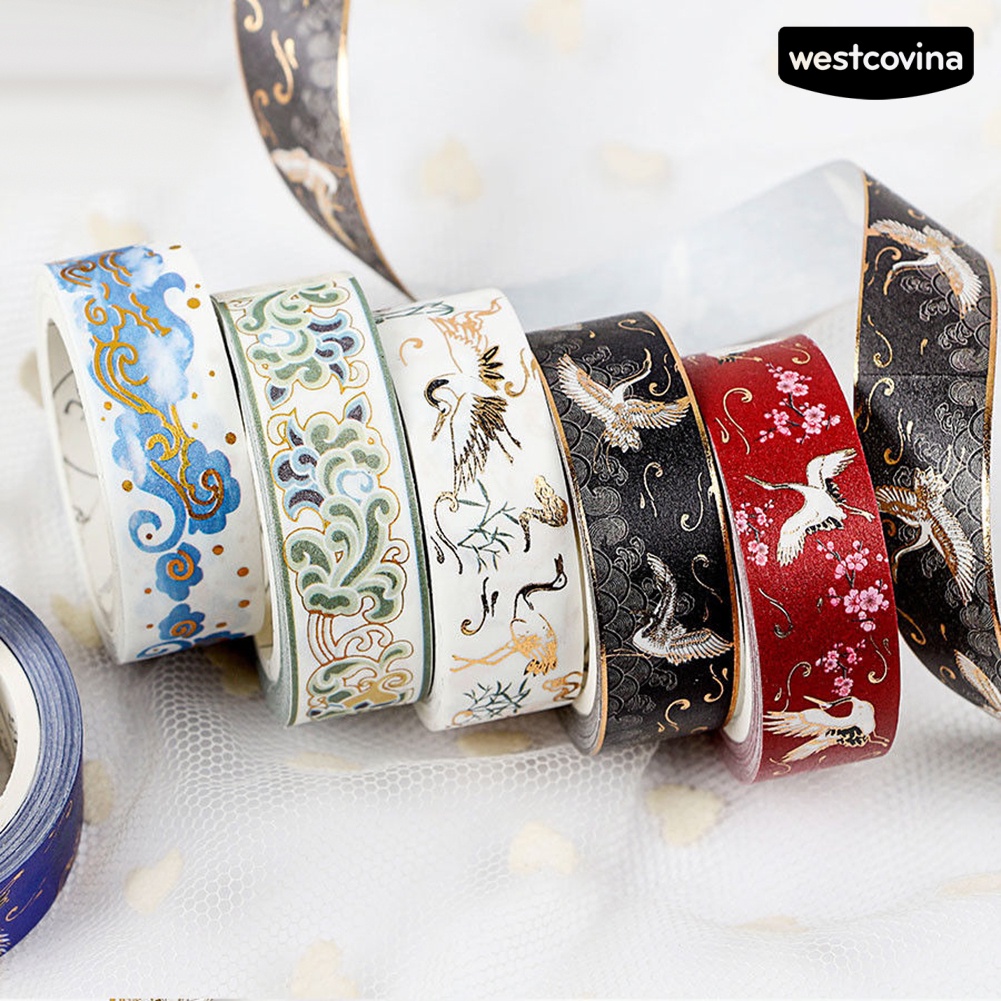 [Hot]✍Cuộn Băng Dính Washi Phong Cách Trung Quốc