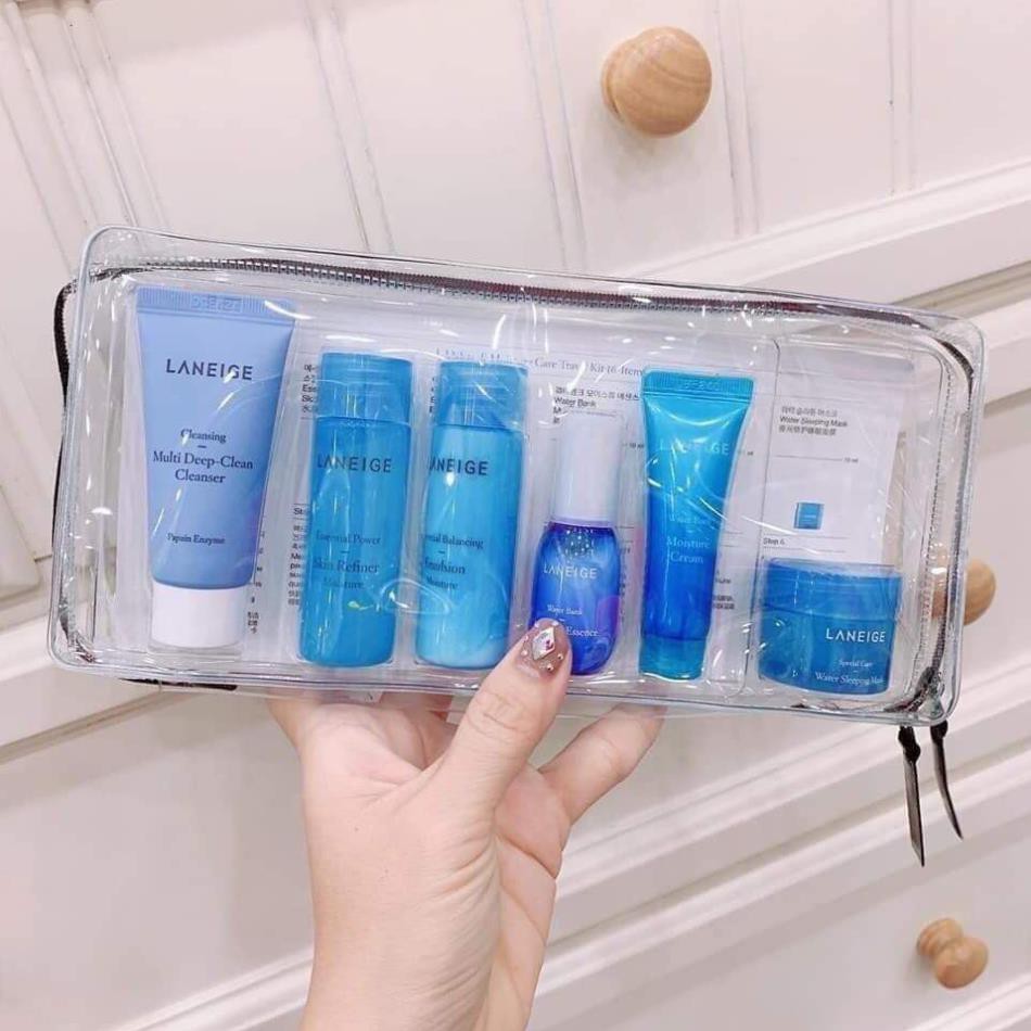 Hàng Hàn- Set Dưỡng Ẩm, Cấp Nước 6 Món Laneige Moisture Care Travel Kit