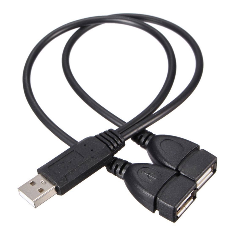 Dây Cáp Chia Cổng Usb 2.0 A 2 Đầu Đực Sang Đầu Cái F2G3