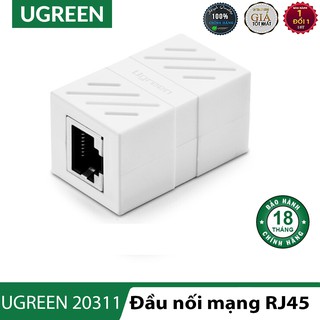 Đầu nối cáp mạng LAN RJ45 cao cấp hỗ trợ kết nối hai cáp mạng cat5e/cat6 với nhau