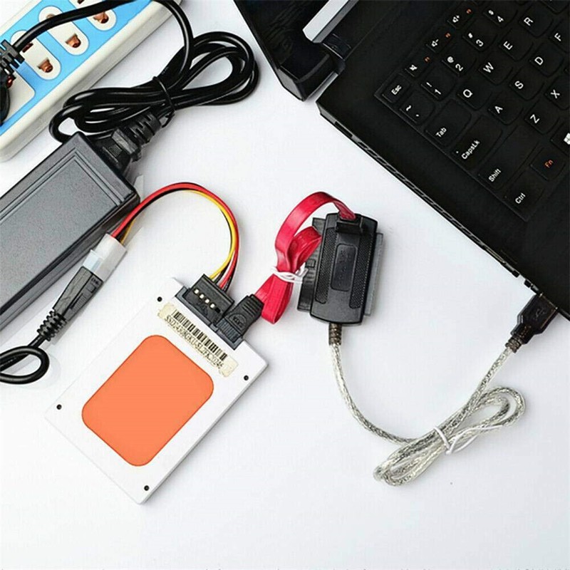 Dây Cáp Chuyển Đổi 3 Trong 1 Usb 2.0 Sang Ide Sata 2.5 3.5 Tiện Dụng