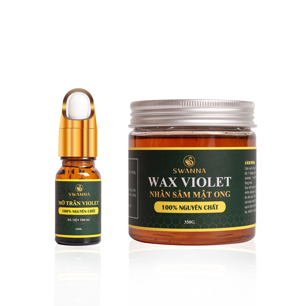 Wax Lông Mỡ Trăn Nguyên Chất 10ml VIOLET /  Triệt lông nách/ tẩy lông tay chân/ Wax vùng kín