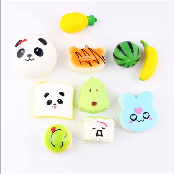   Set 5 squishy dẻo hình dáng ngẫu nhiên