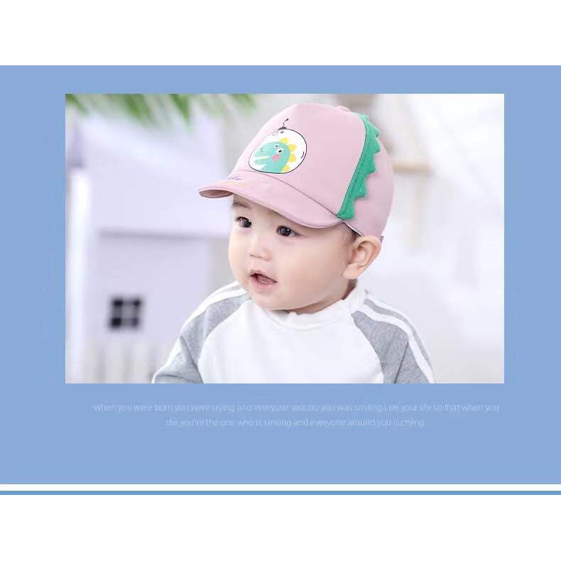 Mũ lưỡi trai cho bé cute little dinosaur