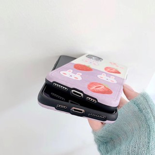 Ốp iPhone Thỏ Dâu iPhone 7Plus/8Plus/X/Xs Max/11/11 Pro Max - ốp iphone