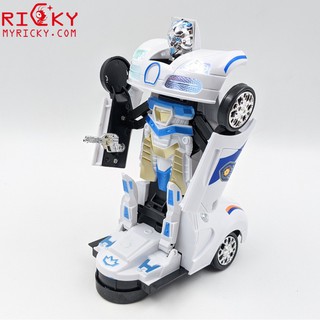 Đồ chơi xe cảnh sát biến hình robot - 8990