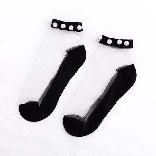 Vớ Lụa Xuyên Thấu Đính Ngọc Trai