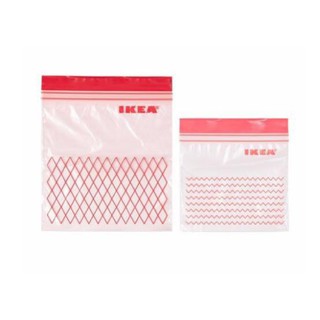 Túi zip istad 60 chiếc istad ikea chính hãng