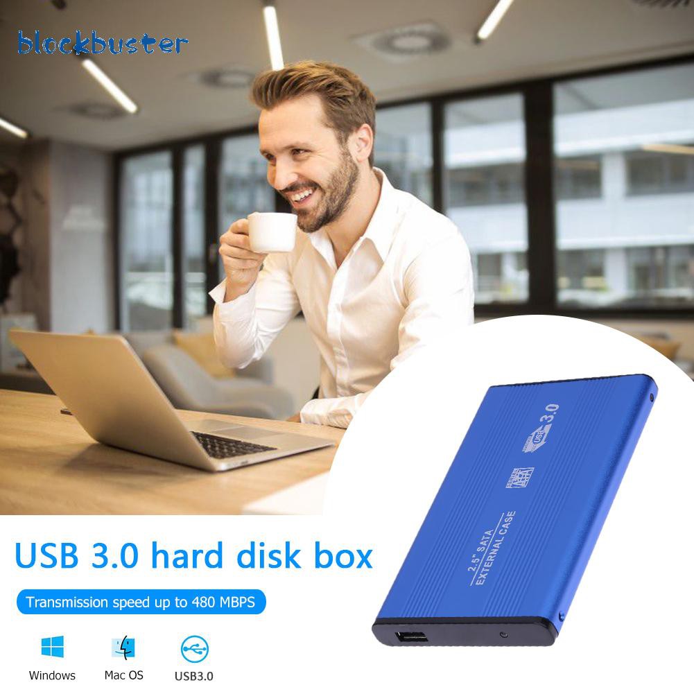 Hộp Đựng Ổ Cứng Ngoài 2.5 Inch Usb 3.0 Sata Ssd Hdd Kèm Dây Cáp Cho Notebook Desktop Pc | BigBuy360 - bigbuy360.vn