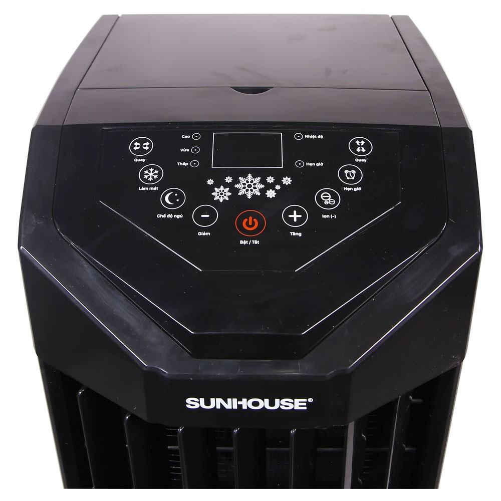 Máy làm mát không khí Sunhouse SHD7719 20L, quạt điều hoà Sunhouse công suất 100W Có điều khiển từ xa