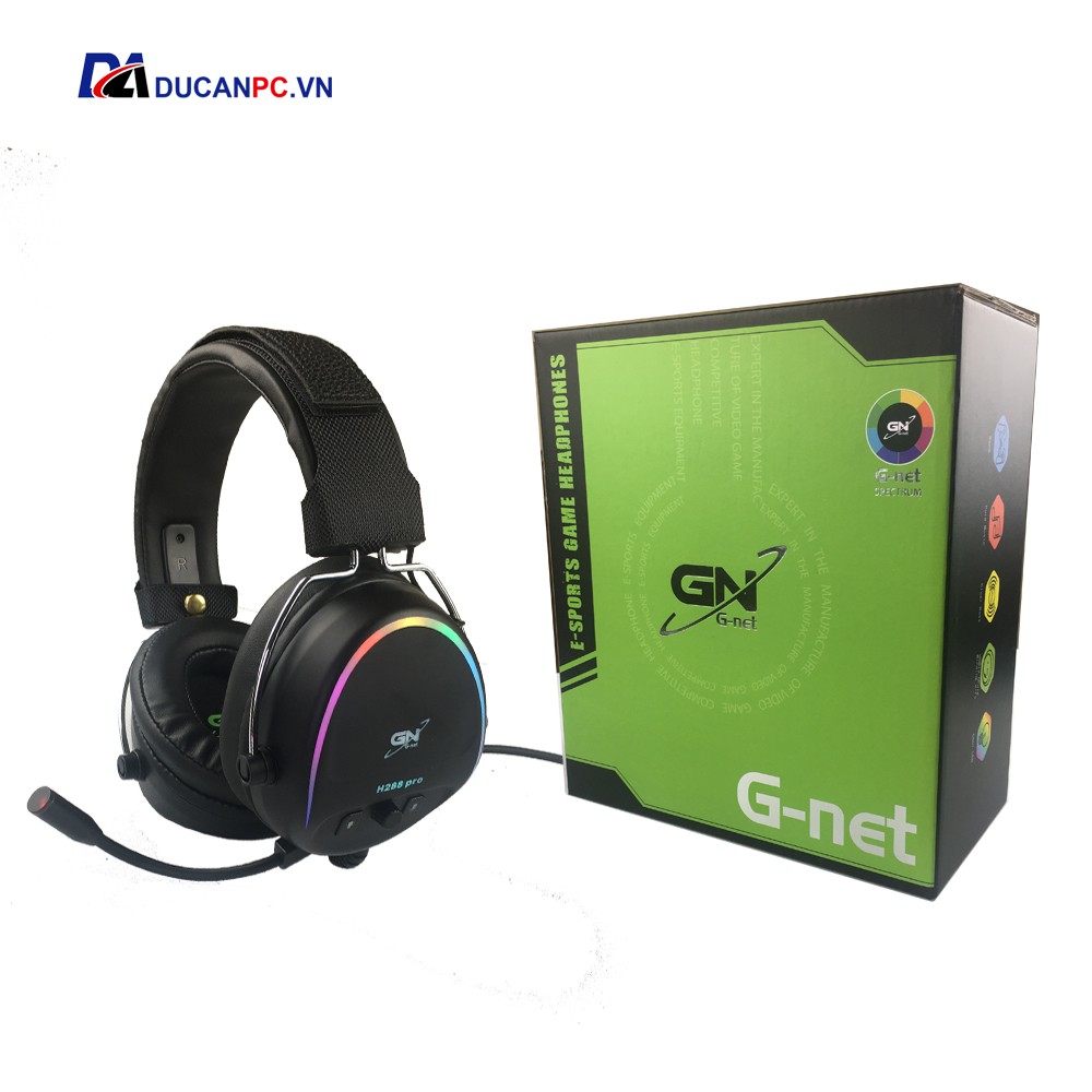 [Mã 267ELSALE hoàn 7% đơn 300K] Tai nghe Gnet H288 Pro Âm Thanh 7.1 - Led RGB