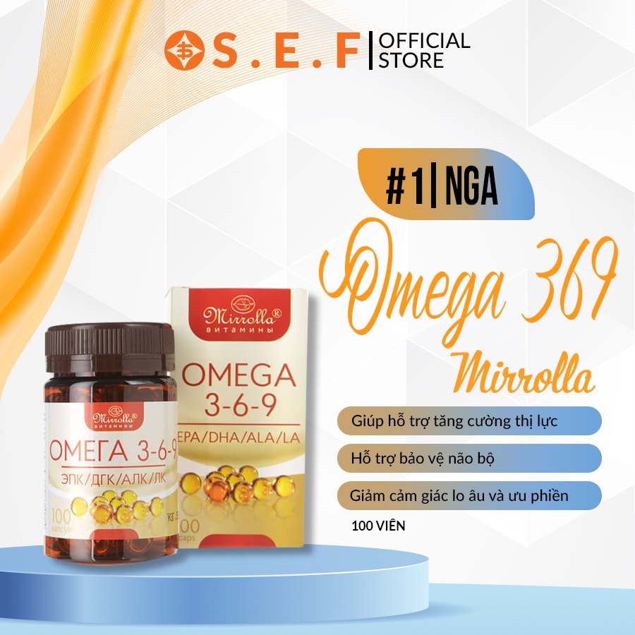 Viên uống Omega 369 Mirrolla Nga - SF217