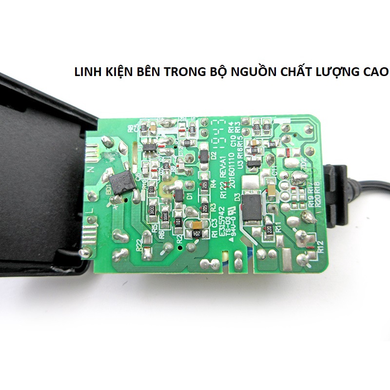 ADAPTER 5V-2.5A CHÂN CẮM VỪA ANDROID SMART TV BOX &amp; CAMERA IP(3.5×1.35MM)