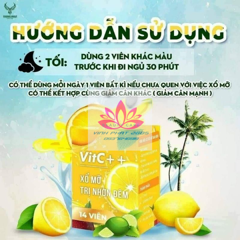 Xổ Mỡ Tía Tô Hộp 14 Viên Chính Hãng.