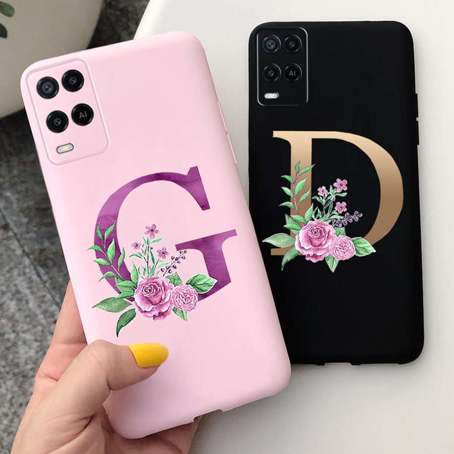 Dễ Thương Ốp Điện Thoại Silicon Mềm Nhám In Chữ Cho Oppo A54 4g 2021 Oppoa54 Cph2239 Oppo A 54 Bumper 6.51 Inch