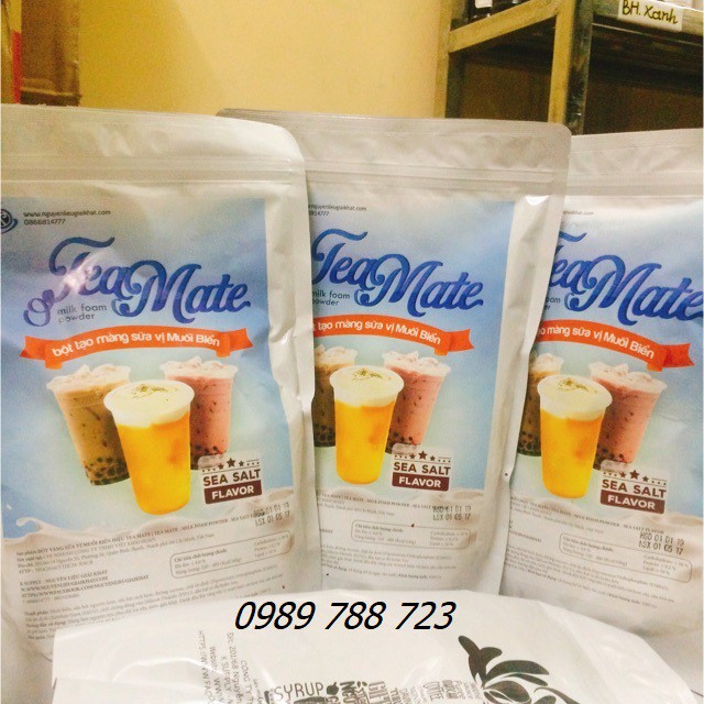 Bột muối biển tạo màng sữa gói 1kg - dùng làm kem chesse milkfoam