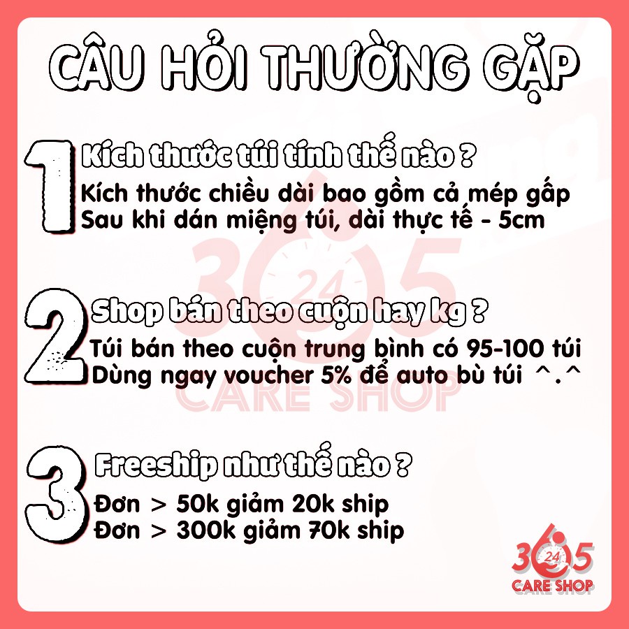 Túi Đóng Hàng, Túi Gói Hàng Niêm Phong CARESHOP365 tự dính Size 38x52, Đóng Gói Áo Khoác, Balo - CT16