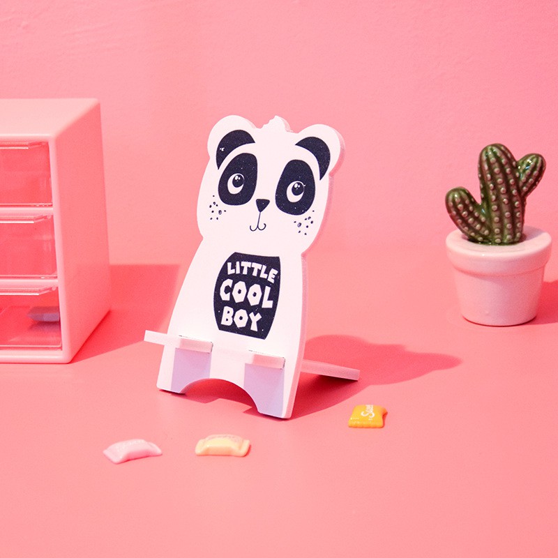 Giá đỡ điện thoại bằng gỗ, Kệ để điện thoại hình thú dễ thương để bàn tiện dụng | BigBuy360 - bigbuy360.vn