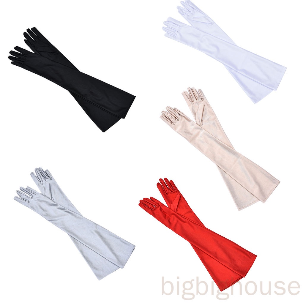 Găng tay lái xe dài chống nắng chất liệu spandex siêu mỏng thời trang mùa hè cho nữ